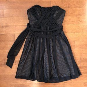 BCBG Strapless Black Dress